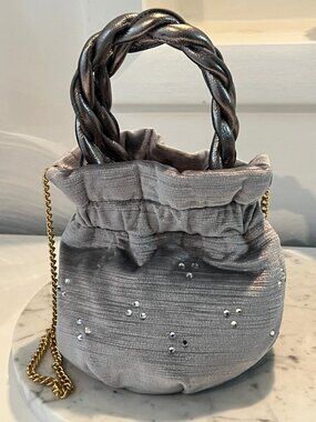 PompaRosa La Boucher SC Rosa Luxury Handmade Velvet & Leather Bag